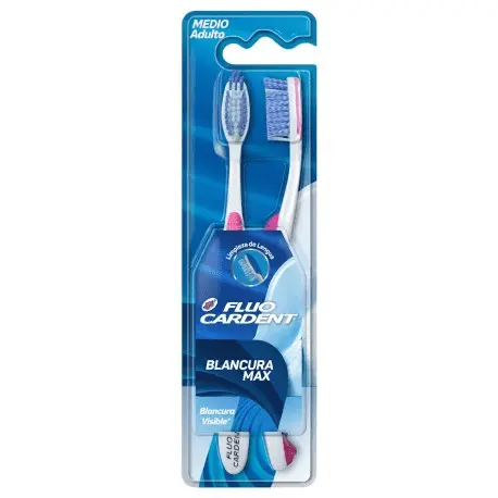 Cepillo Fluocardent Blancura Max 2u